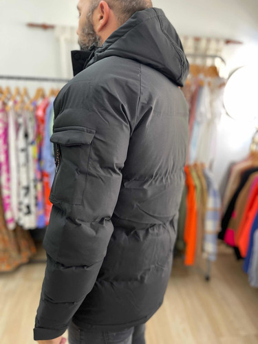 Campera Parka Impermeable Nieve Sky Hombre The Big Shop