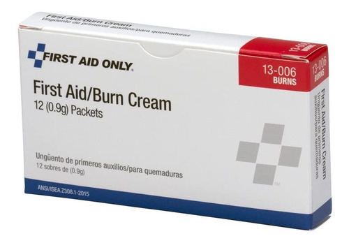 First Aid Only 13-006 First Aid/burn Cream Packet (box Of 12