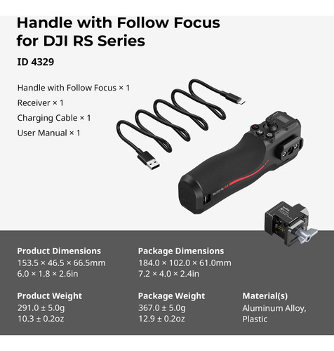Smallrig Many Con Enfoque De Seguimiento Para Dji Rs 2 Rs 3