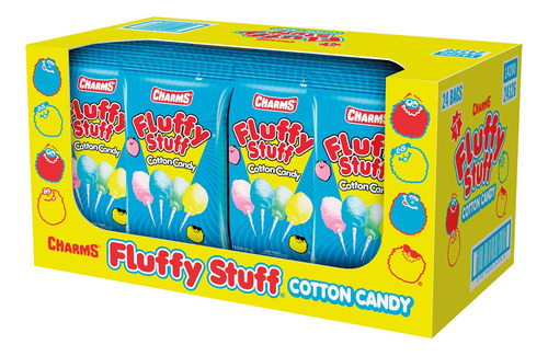 Fluffy Stuff Cotton Candy, Paquetes De 2.5 Onzas (paquete De
