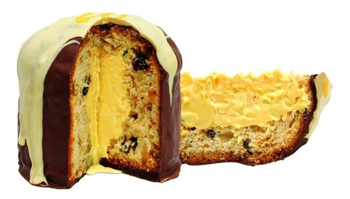 Imagem 10 de 10 de Panetone Ou Chocottone Trufado E Decorado 500g