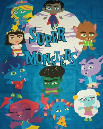 Cartel Supermonstruos Goma Eva Gigantografia Cartel Cumple
