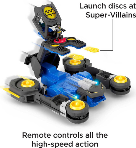 Coche De Juguete A Control Remoto Fisher-price Imaginext Bat