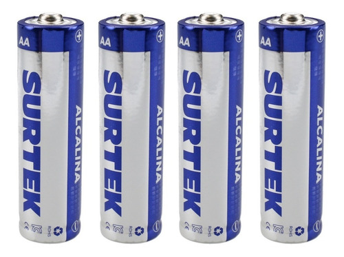 4 Pilas Alcalinas Aa Ni-mh Baterías 1.5v 1600mah Surtek