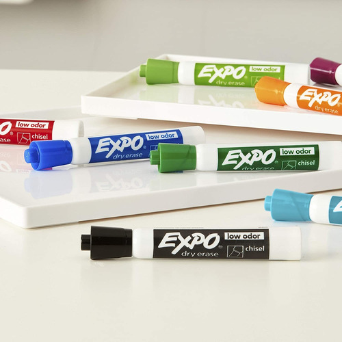 Marcador Rotulador Expo Borrado En Seco Surtidos 12-pack