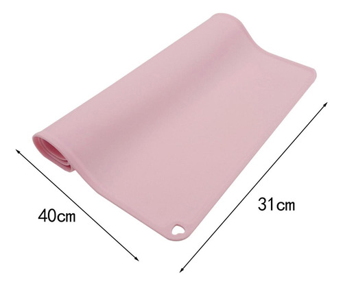 M Tapete Impermeable Para Mascotas, Dispensador De Agua Rosa