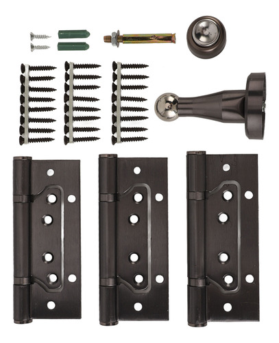 Kit De Bisagra De Puerta De 5 Pulgadas Stop Metal Quiet Stro