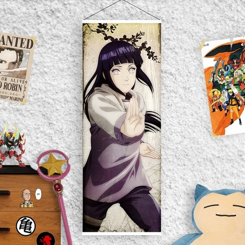 Imagen 4 de 6 de Lona De Naruto - Gaara Hinata Rock Lee Combo X 3 - Animeras