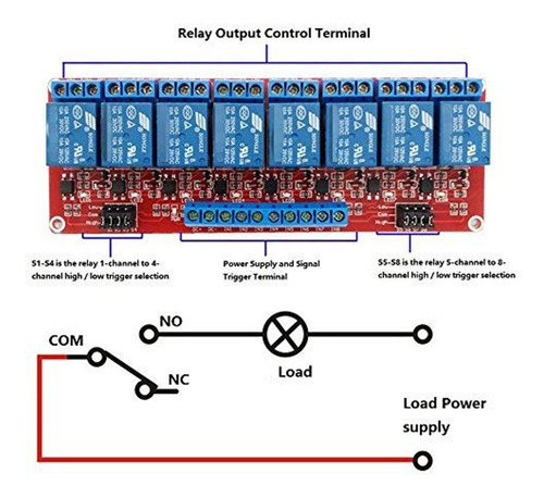 Modulo De 8 Canales Relevadores 24v Arduino Pic - N U E V O (Usado)
