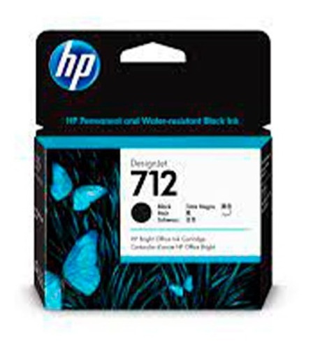 Cartucho De Tinta Hp Designjet 712 Negro De 38 Ml