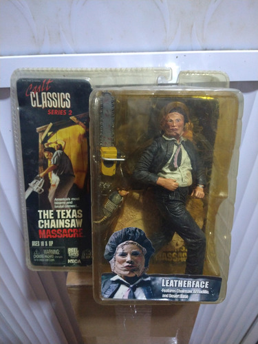 Figura Leatherface Neca Cult Classics (detalle) (Usado)