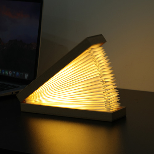 Lámpara Abanico Led Plegable ¡luz Nocturna Suave Y Diseño Único! Perfecta Para Recuerdos O Cumpleaños. Envío Hoy. #lucespararecordar