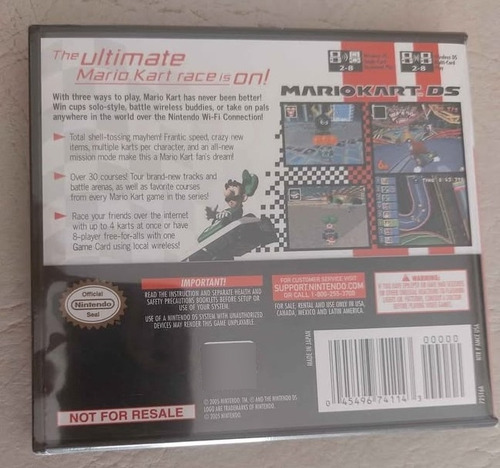New Nintendo 3ds Xl Completa Y Juego Sellado Mario Kart Ds Negro (Usado)