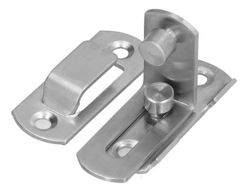 Fechos De Porta Em Ângulo Reto, 4 Conjuntos Flip Sliding Sil