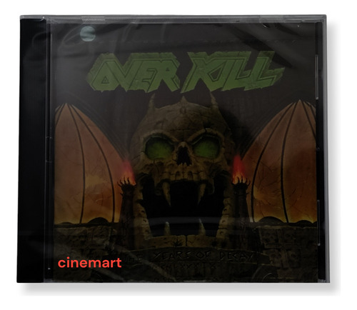 Overkill The Years Of Decay Disco Cd Nuevo Importado