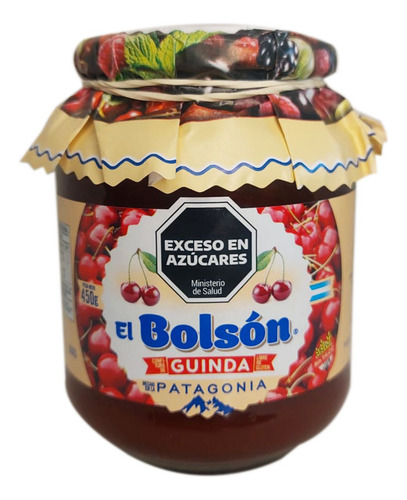 Confitura Guinda X4 Uni El Bolsón Sin Tacc Mermelada Light