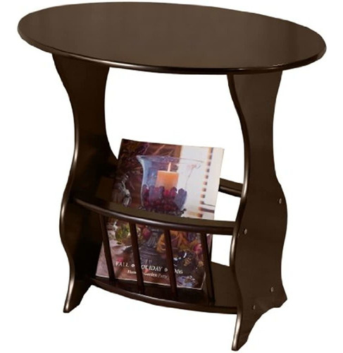 Mesa De Revista Frenchi Furniture, Cerezo Oscuro