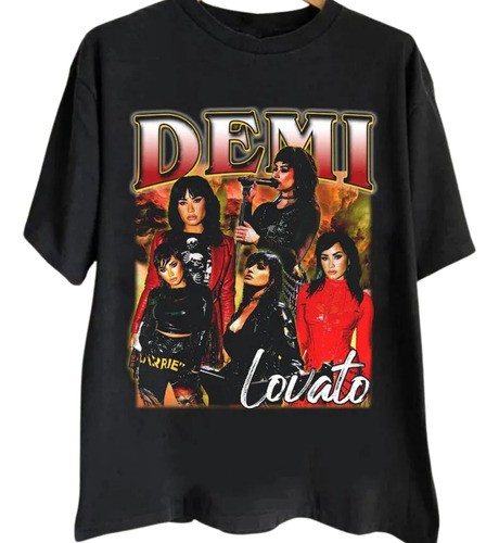 Playera Demi Lovato, Camiseta Pop Star Fighter
