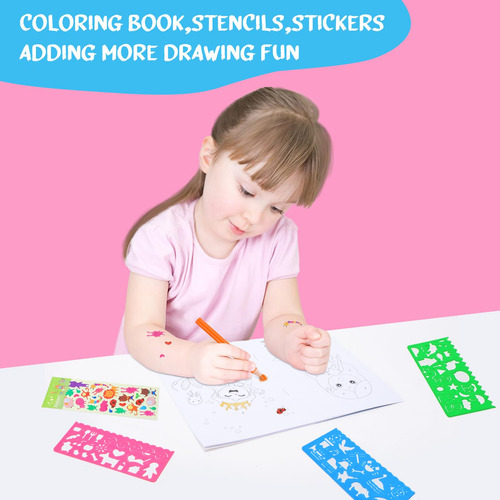 Kit De Arte Para Niños, Juegos De Dibujo Sirena