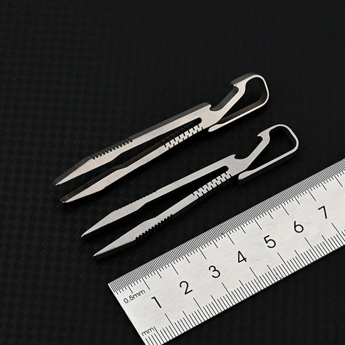 (s) Pinza De Bolsillo De Aleación De Titanio Pinza Portátil