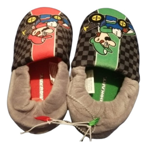 Pantuflas Abrigo Cerradas Infantiles Diseño Personaje Zapato