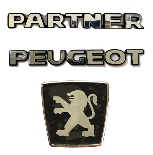 Kit Insignia Emblema Palabra Partner Peugeot Leon