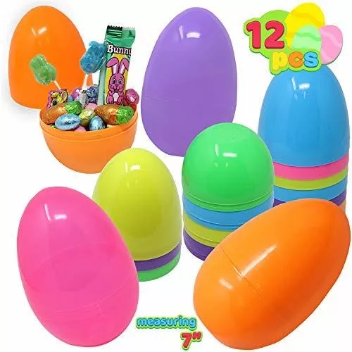 Huevos de plástico para manualidades, ideal Pascua, venta online.