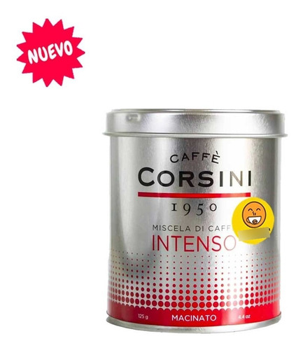 Café Italiano Corsini Intenso, 125 Grs Molido En Lata