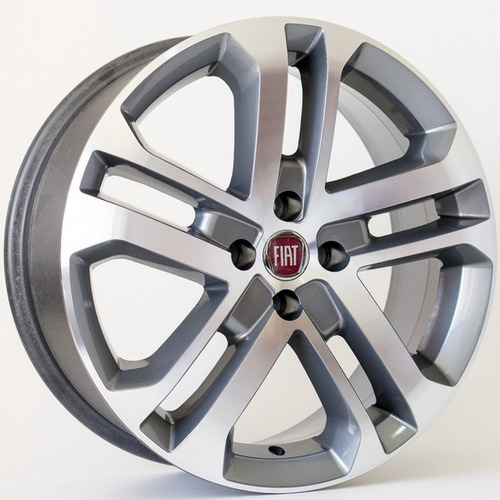 Imagem 1 de 2 de 4 Rodas Fiat Toro Aro 14 R73 Uno Siena Palio Strada + Bicos