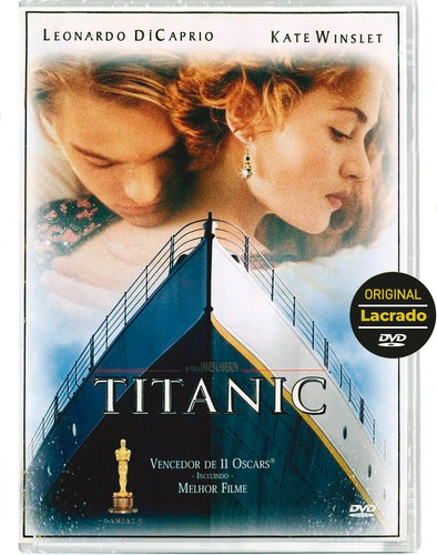 Dvd Titanic - Leonardo Dicaprio - Original Novo Lacrado Raro