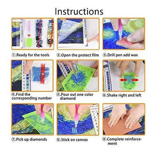 5d Diamond Painting Full Drill Diy By Number Kits