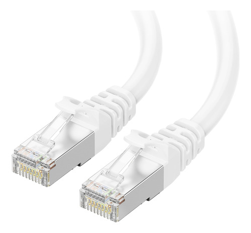 Cable Ethernet Matters Cat 6a, 10 Gbps, 15 M, Blindado, Blan