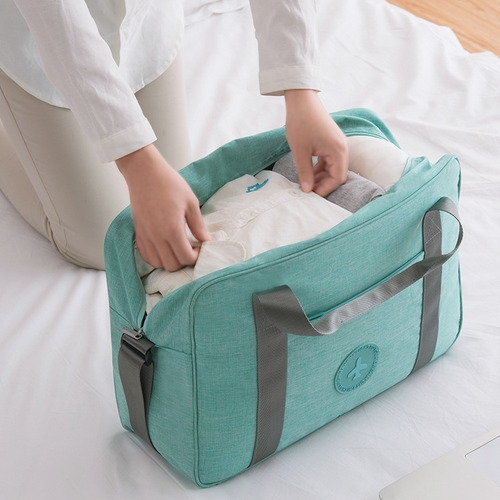 Imagen 6 de 8 de Bolso De Mano - Muy Practico Ideal Viaje Vacaciones Valija