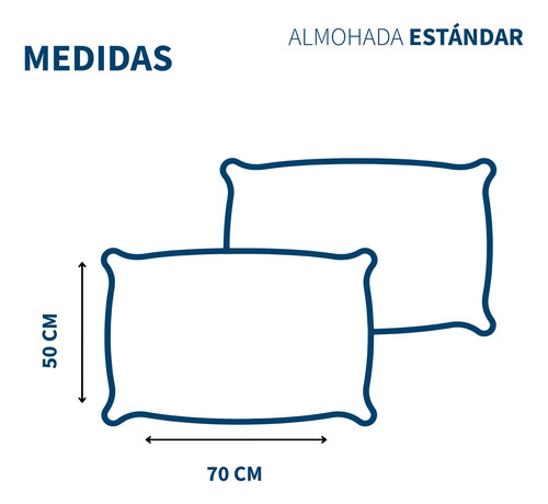Set De 4 Almohadas Tesso Home 2 Std 50x70cm Y 2 Ks 51x91cm Color Blanco