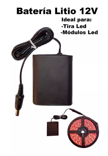 Bateria Recargable Para Tira De Led 12v