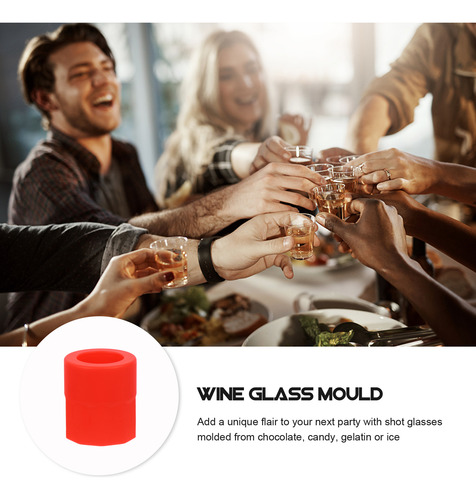 Soporte Para Vasos Shot Cup Ice Cubes, Molde De Vidrio