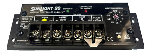 Controlador De Carga Solar Pwm Sl-20l-12v Morning Star