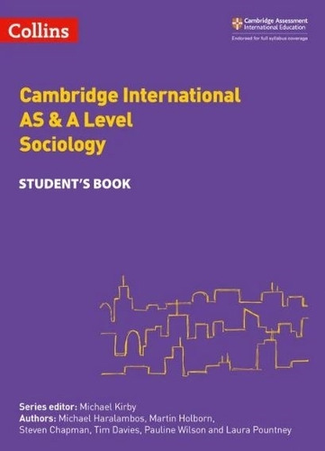 Cambridge International As & A Level Sociology - Student's Book, De Haralambos, Michael. Editorial Harpercollins, Tapa Blanda En Inglés Internacional