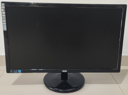 Monitor Aoc E2343f2k Usado Com Defeito Liga Mas Sem Imagem (Usado)