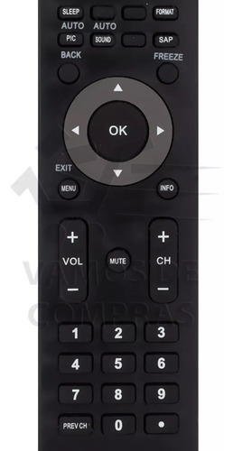 Control Remoto Compatible Con Philips Pantallas 32pfl3000/f8