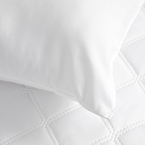 Bh Compatible Almohadas 2 Pack Estándar Microfibra Media.