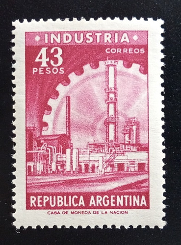 Argentina, Gj 1314 Industria 43p Mate Nacion 65 Nuevo L17264