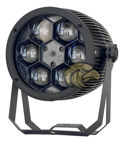 Canhao De Led Projetor Bee Eye 6 Leds 12w Rgbw Rotativo