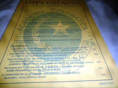 Diplomacia Revista 67 Marzo 1995