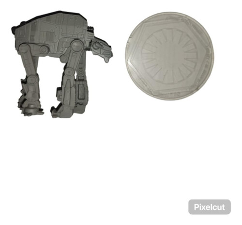 Star Wars Hot Wheels At-m6 Walker First Order Suelto Gris Oscuro (Usado)