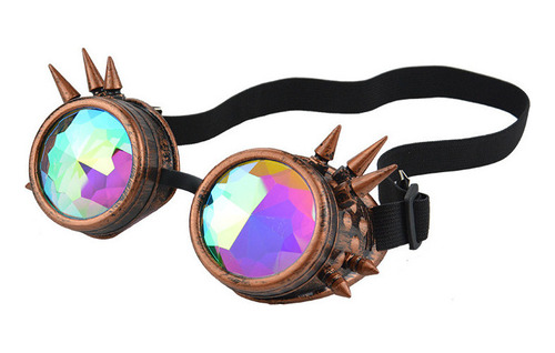 5 Colores Carnaval Punk Caleidoscopio Gafas Halloween Fiesta