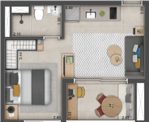 Imagem 22 de 29 de Apartamento À Venda No Bairro Belenzinho - São Paulo/sp - O-24172-40082