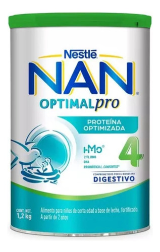 Nan 4 Optimalpro 2 Latas De 1.2kg C/u