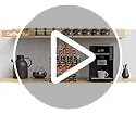 Organizador Para 8 Botellas De Jarabe De Café Y Cápsulas