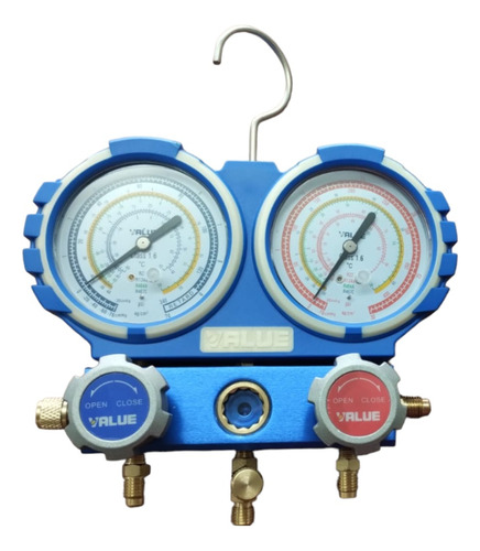 Manifold R22/134/404/407 Value C/mangueras